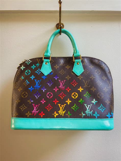 louis vuitton spray paint bag|vintage louis vitton bags.